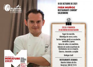 Iván Muñoz, cocina de sotobosque en Miniature Pintxos Congress