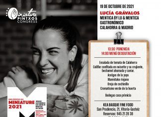 Lucía Grávalos, sabores de La Rioja en Miniature Pintxos Congress