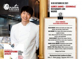 Luke Jang, experiencia coreana en Miniature Pintxos Congress