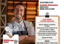 Las tapas de Manuel Berganza, en Miniature Pintxos Congress