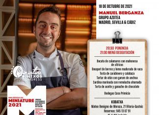 Las tapas de Manuel Berganza, en Miniature Pintxos Congress