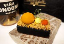 Ajoarriero con punch de Iker Carrillo en el concurso de bacalao del Casco Viejo de Bilbao