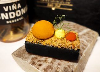 Ajoarriero con punch de Iker Carrillo en el concurso de bacalao del Casco Viejo de Bilbao