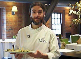 Borja Etxebarria y el pintxo Bacalao Dorado, Bizkaia en la final de España de Tapas de Madrid Fusión