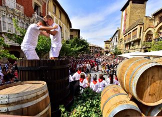 Olite acoge este fin de semana la fiesta de la vendimia que organiza la Cofradía del Vino de Navarra
