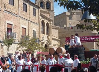Olite celebra su fiesta de la vendimia hasta el domingo 31 de agosto